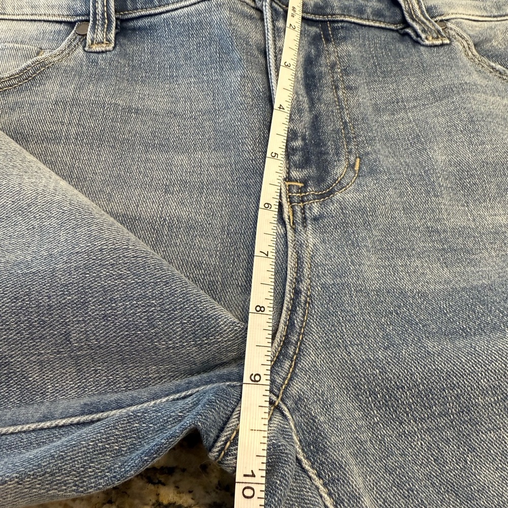 Liverpool Los Angeles cropped jeans rolled raw hem SZ 6/28 - Picture 9 of 12